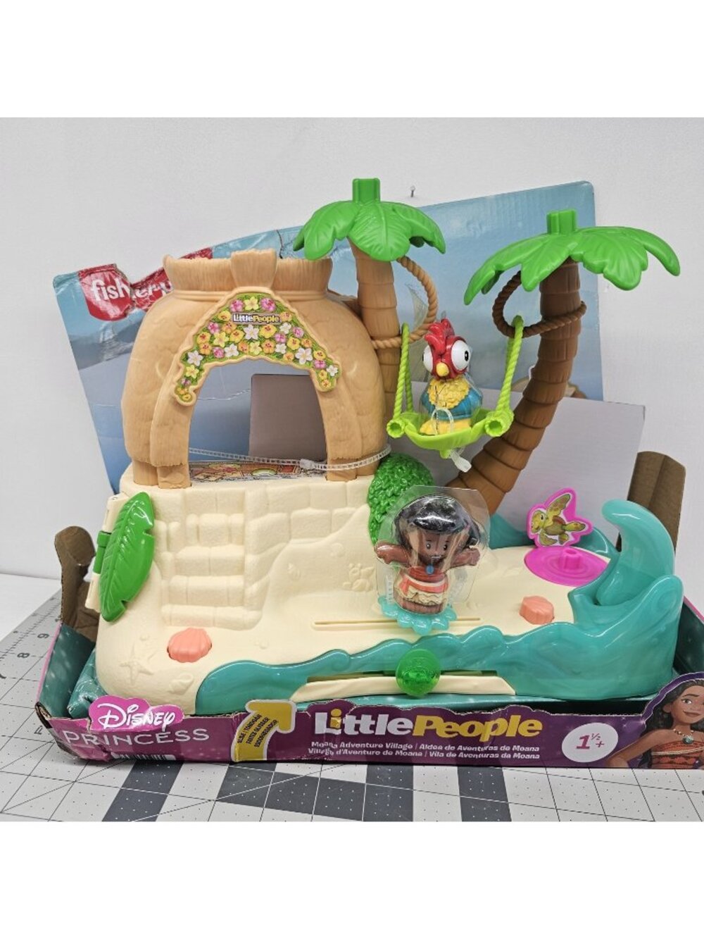 Fisher-Price Little People Disney Princess Moana Adventure Village Playset NIB